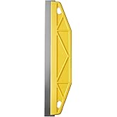 Qyueyue 12 Inch Painter's Trim Guard &amp; Paint Edger Tool,Yellow | Paint Edge Shield,Painting Supplies for Walls &amp; Ceilings, Paint Trimmer edger Tool for Precise Trimming,1 Pack