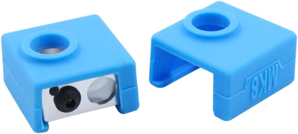 Shopiko Silicone Sock Cover for 3D Printer for Creality Ender 3 Heat Block Cover, CR-10, 10s, MK7/MK9 Hotend Sillicone Cover
