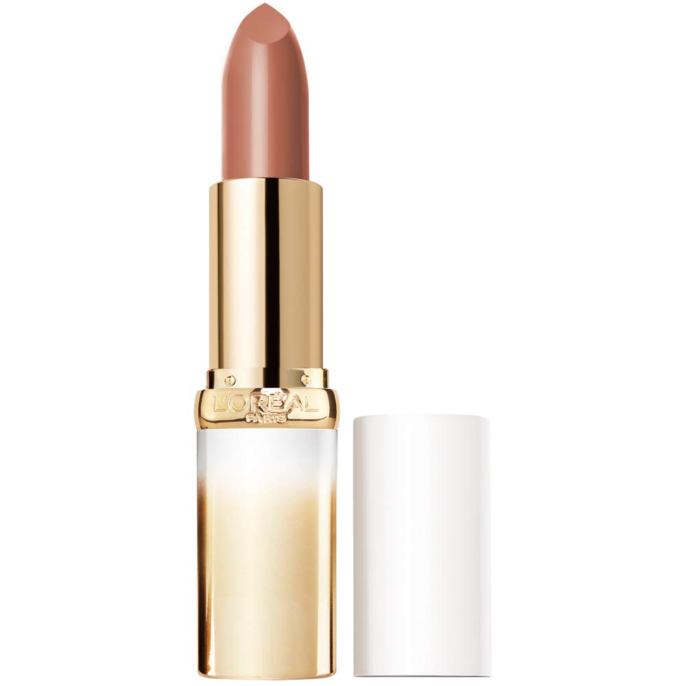 L'Oreal Paris Age Perfect Satin Lipstick with Precious Oils, 216 Glowing Nude, 0.13 Ounce