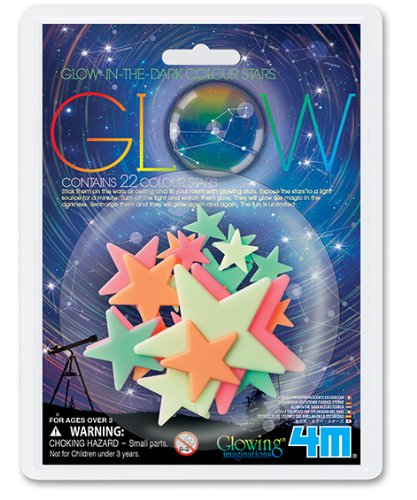 4M Glow Color Stars (22-Piece)
