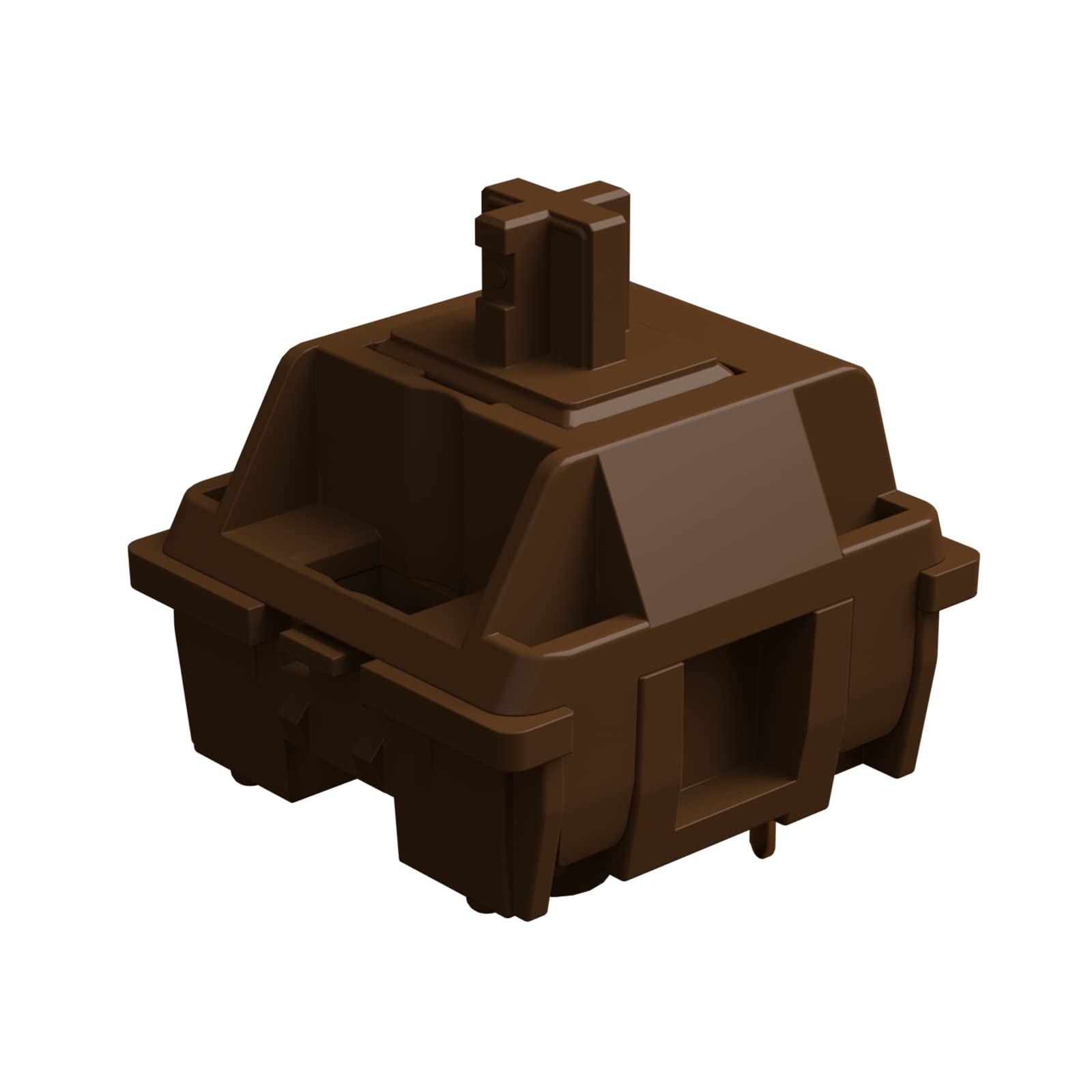 Akko CS Mechanical Keyboard Switches Tactile POM Switches 3 Pin 40gf RGB LED Slot Key Switches for MX Gaming Keyboard/DIY Kit (45pcs, Brown)