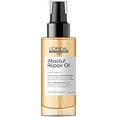 L'Oreal Professionnel Paris Absolut Repair 10-in-1 Oil - Nourishing Multi-Benefit Hair Oil For Dry & Damaged Hair, Repairs Damage Repair & Provides Shine