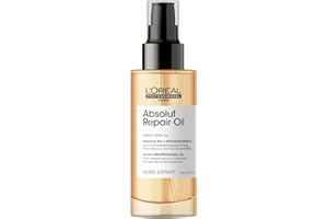 L'ORÉAL PROFESSIONNEL PARIS L'Oreal Professionnel Paris Absolut Repair 10-in-1 Oil - Nourishing Multi-Benefit Hair Oil For Dry & Damaged Hair, Repairs Damage Repair & Provides Shine