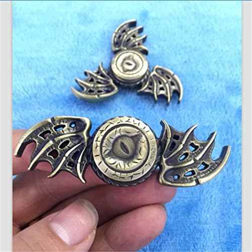 Aknoer Thame Fidget Toy Hand Spinner Metal Finger Stress Spinning Tops 2 wings