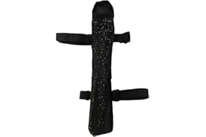 GENERIC Summer Rave Fan Holster, Rave Fan Holder, Fan Pouch, Foldable Sleeves with Waist Belt for Line Dancing Holiday Thigh Party