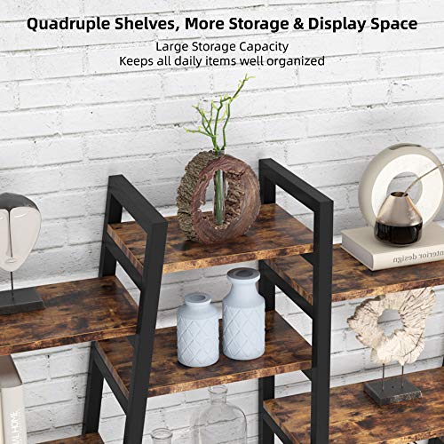 TIYASE 78.7x70.9 inch Extra Large Bookshelf Tall Etagere Bookcase, 5