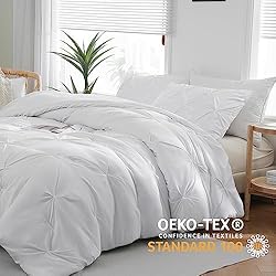 DOWNCOOL Full Size Comforter Sets - White Comforter