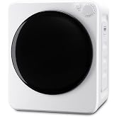 Stopsad 1.6 Cu.Ft Portable Clothes Dryer, 800W Fast Drying Front Load Laundry Dryer with 5 Mode, Mini Electric Clothing Dryer with Stainless Steel Tub, Compact Machine for Apartment, Home, Dorm