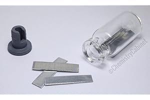 CHEMISTRY CABINET Zinc Metal 99.99% Pure Strips/Electrode Element 30 Zn Chemistry Sample - Science experiment - Chemistry kit - Periodic Table, Element Collection, Post-Transition Metals