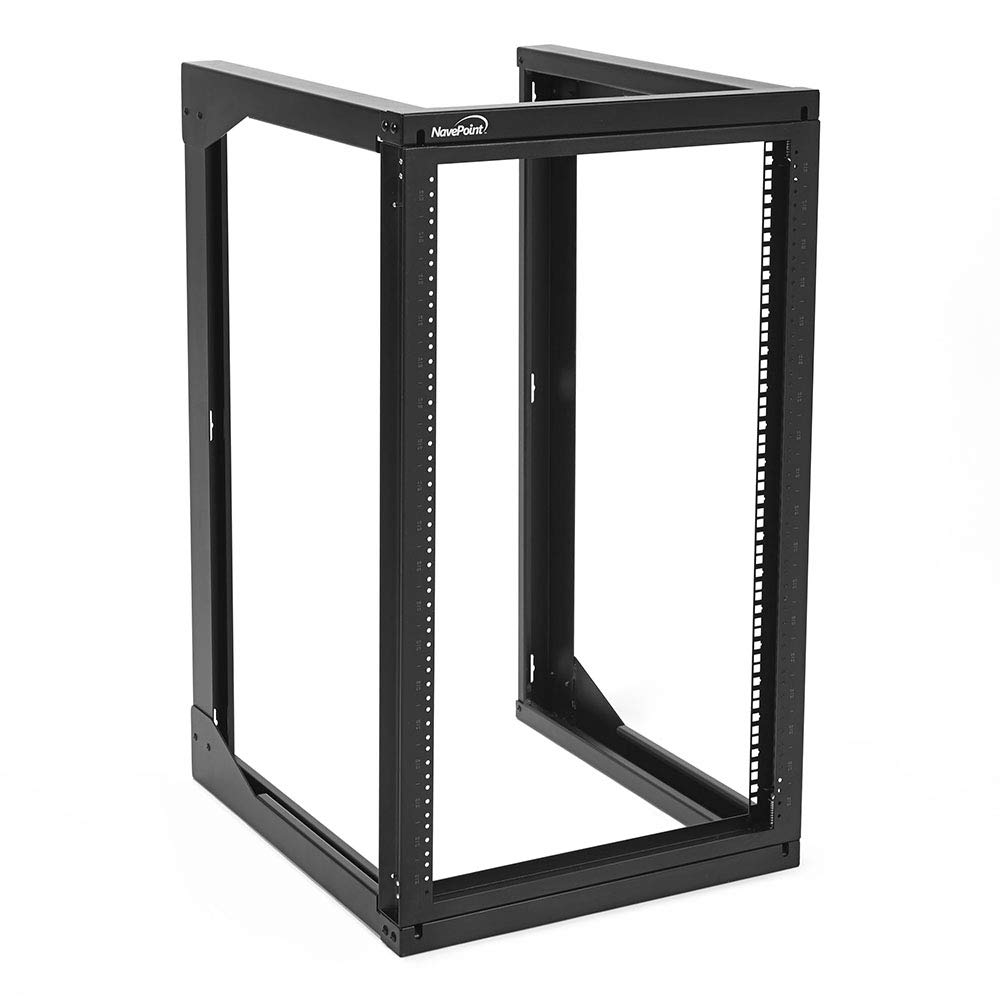 NavePoint 18U Server Rack with Swing Gate - 18U