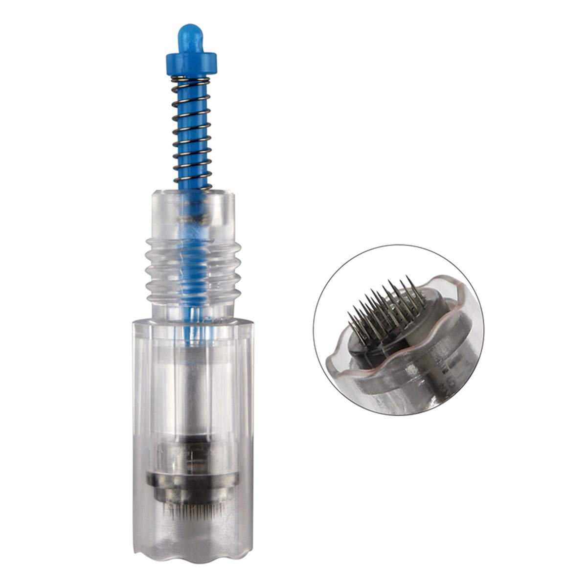 Guapa 10 Pieces Microblading Needle Round Nano Needle Cartridge for New Charmant Permanent Makeup Tattoo Machine (36 Pins)