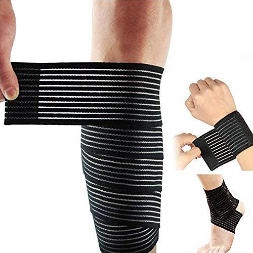 LEZED (2 pcs Bandage | Elbow bandage | Elastic Adjustable Wrist & Knee Pad Bandage | Ankle Support Bandage (40cm Wrist + 70cm Sagittarius Ankle)