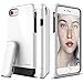 elago iPhone 7 Case [Glide][Jet White/Jet White] - [Multi-Option Case][Military Drop Test Certified][Sophisticated Shock Absorption] - for iPhone 7