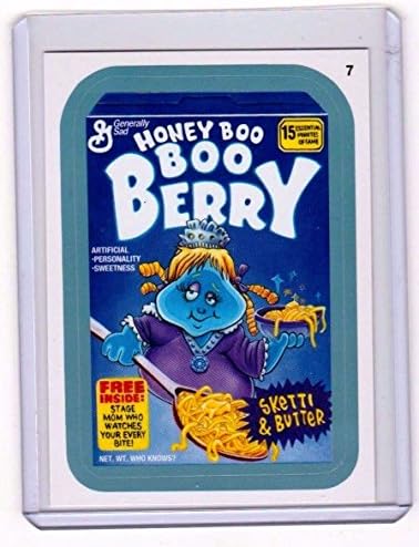 2013 WACKY PACKAGES ALL NEW SERIES 11 {ANS11} BLUE BORDER "BOO BOO BERRY" #7