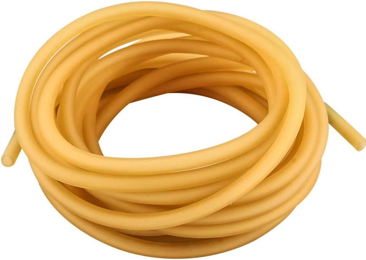 GatherTOOL 1m / 3m Tuyaux en Caoutchouc de Latex Naturel (Length : 1 Meter, Specification : ID 8mm x 12mm OD