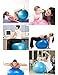Aliglow Exercise Ball with Pump , Anti-Burst and Anti-Slip Professional Quality Design ( Swiss Yoga Therapy Pilates Balance Birth Balls )