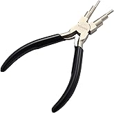 YQANDL 2-in-1 Jewelry Pliers &amp; Wire Looping Tool | High-Carbon Steel, Bail Making Pliers, 2-9mm Adjustable Jaws, Professional Hand Wire Wrapping