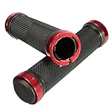 OUTERDO New Handlebar Grips Bicycle MTB BMX Road Mountain Bike Handle Double Lock on Locking Aluminum Grips