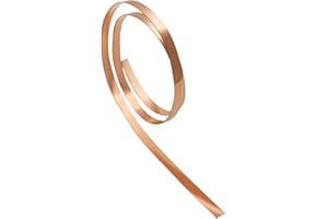 Uxney Copper Sheet Roll,Copper Flashing Roll 1000x10x1mm(LxWxT) Applicable to Various House Repair and DIY Projects