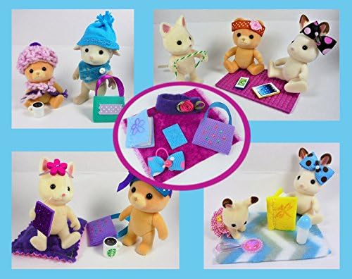 Calico Critters Accessories Gift Bag Includes 6 Piece Set; No Animals Included