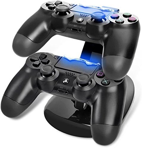 Asbano USB Charging Charger Docking Station Stand for Playstation 4 PS4 / PS4 Pro / PS4 Slim Controller