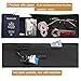 EAZYMATE Fashion Running Belt - Travel Money Belt Zipper Pockets Fit All Smartphones Passport - Black-M