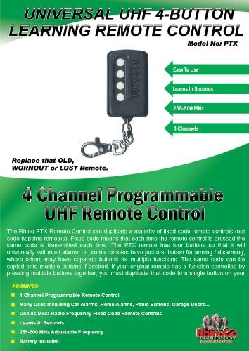 Universal Car Alarm Gate Garage Door Learning cloning Key-chain Remote Opener New