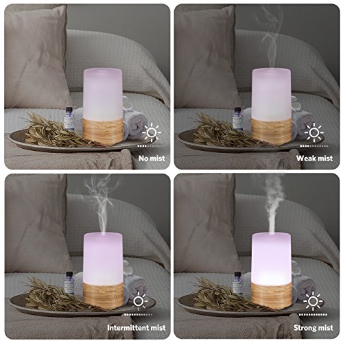 tomons Essential Oil Diffuser in Glass and Natural Wood Components Other AD2002-W - Thumbnail 4