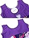 Arshiner Girl's Camisole Gymnastics Leotard Tank with Keyhole, Style 3, 7