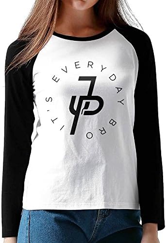 Jake Paul JP Logo Women's Long Sleeves Raglan Baseball Casual T-Shirt