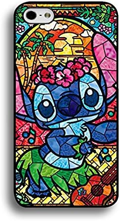 Lovely Lilo And Stitch Exquisite Cartoon Disney Stained Glass Phone Case Cover for Iphone 6 Plus / 6s Plus ( 5.5 Inch ) Customized Style Shell