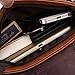 VICUNA POLO Unique Buckle Design Mens Messenger Bag Business Men Shoulder Bag (khaki)
