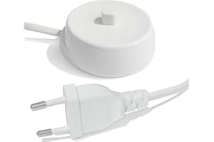 Universal Charger Base for Oral-B Braun Toothbrush, Fits io Series 3/4/5/6 & Pro 1000/3000/5000, Dual Voltage Charging Statio