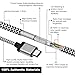 Cambond USB Type C Cable Braided Charging Cable Cord 10ft Long for Galaxy Note 8, S8, S8+, MacBook, Nintendo Switch, Google Pixel, Sony XZ, LG V20 G5 G6, HTC 10, Nexus 6p 5X and More Grey