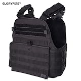GLORYFIRE Tactical Vest Modular Assault Vest Law Enforcement Vest Breathable Combat Training Vest Adjustable Lightweight (B1)