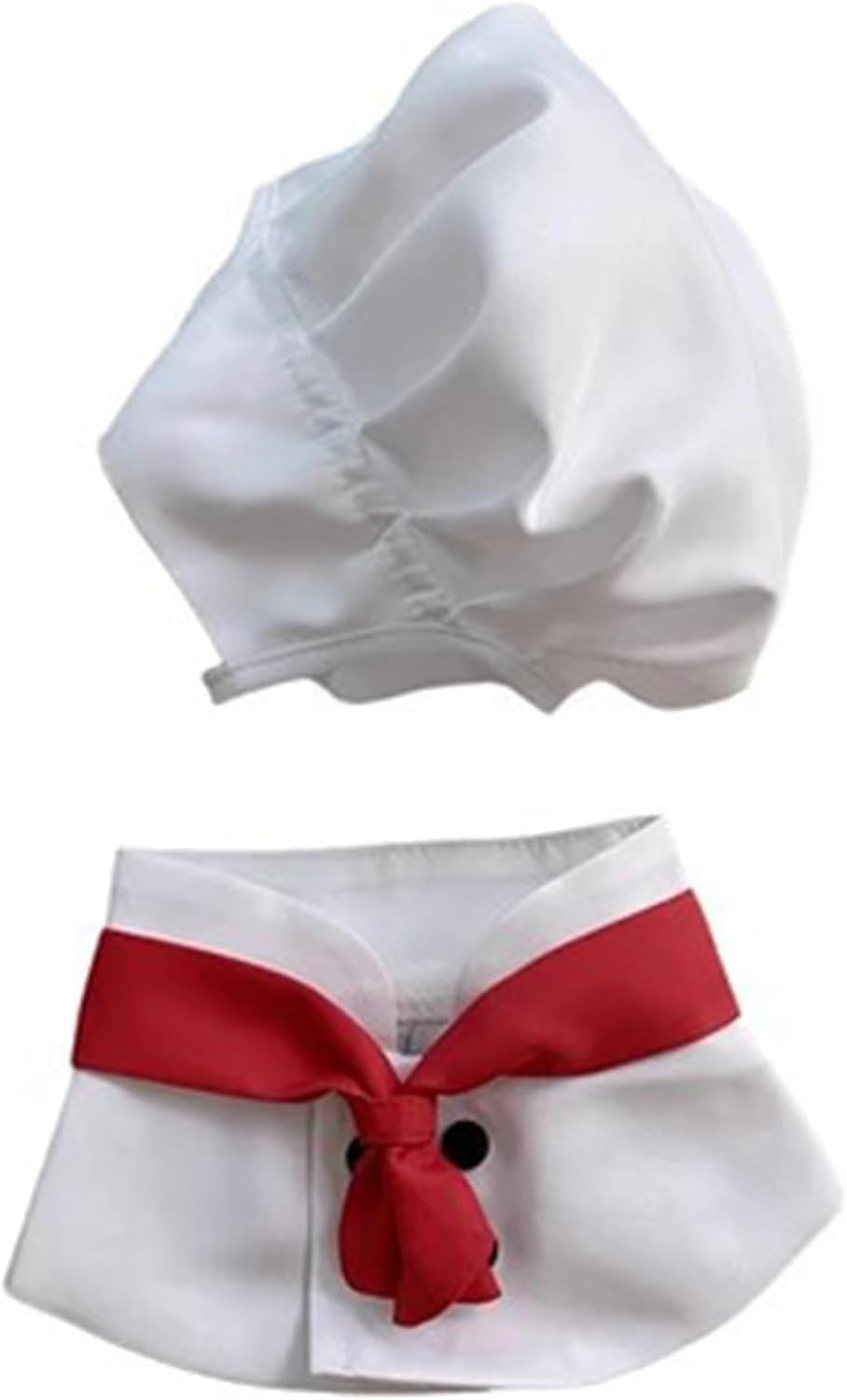 Photo 1 of 1 Set White Pet Hat Chef Appearance Pet Clothing Soft S Dog Costumes for Supplies, Dog Costumes Apparel and Accessories