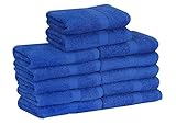 Cotton Salon Towels (24-Pack,Blue,16x27 inches) - Soft Absorbant Quick Dry Gym-Salon-Spa Hand Towel (Royal Blue)