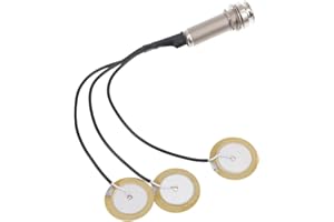 Adorainbow Kalimba Thumb Piano Pickup Tail Nail Patch Silver Creative Kalimba Loudspeaker Accessory for Music