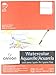 Canson - 100511022 Cold Press Watercolor Pad, 90 lb, 9 x 12 Inch, 15 Sheets, Natural White