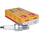 NGK 4549 Standard Nickel Spark Plugs CR7HSA Threaded Terminal, Compatible with Arctic Cat Can-Am Honda Kawasaki KYMCO Polaris Suzuki Yamaha and More (2 Pack)