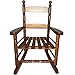 Rockingrocker - K10NT Natural Wood Child’s Rocking Chair/Porch Rocker - Indoor or Outdoor - Suitable for 1 to 4 Years Old