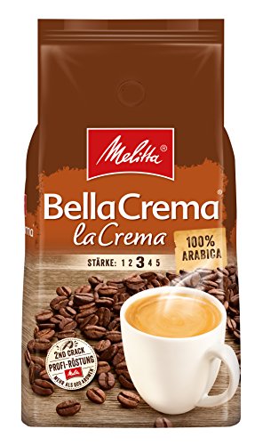 Melitta BellaCrema LaCrema, Ganze Kaffeebohnen, Stärke 3, 1kg – Bild 3