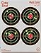 25 and 75 Pack - 4 Bullseye - Reactive Splatter Targets - Tagboard and Adhesive Versions- GlowShot - Multi Color - Gun and Rifle Targets (Tagboard Muti-Color 75 Pack (Non-Adhesive))