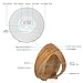 Wake Up Light,COULAX Wood Sunrise Sunlight Alarm Clock with 6 Natural Sounds & FM Radios,Touch Control With Snooze Function & 7 Color Bedside Lamp for Heavy Sleepers and Kids