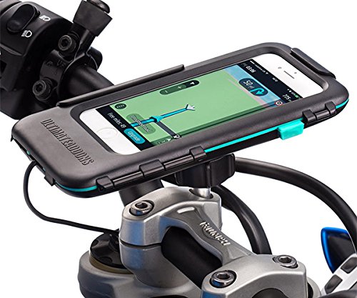 Ultimateaddons Motorcycle M6 Top Clamp Ball Bike Mount with Waterproof Case for Apple iPhone 7 Plus 5.5
