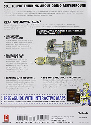 Fallout 4 Vault Dweller's Survival Guide: Prima Official Game Guide Fallout 4 Vault Dweller's Survival Guide: Prima Official Game Guide Fallout 4 Vault Dweller's Survival Guide: Prima Official Game Guide Paperback Hardcover