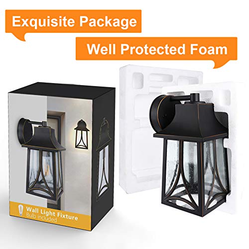 PARTPHONER Outdoor Indoor Light Fixtures Wall Mount, Exterior Wall