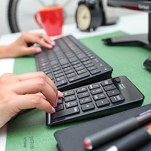 Satechi Portable Bluetooth Wireless 20Key Keypad Keyboard Extensions for Data Entry in Excel