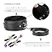 10 Pcs Under Bed Restraint Set,ihreesy SM Slave Passion Sex Body Bondage Kit Fetish Love Cuffs for Couple Lover Adult (black)