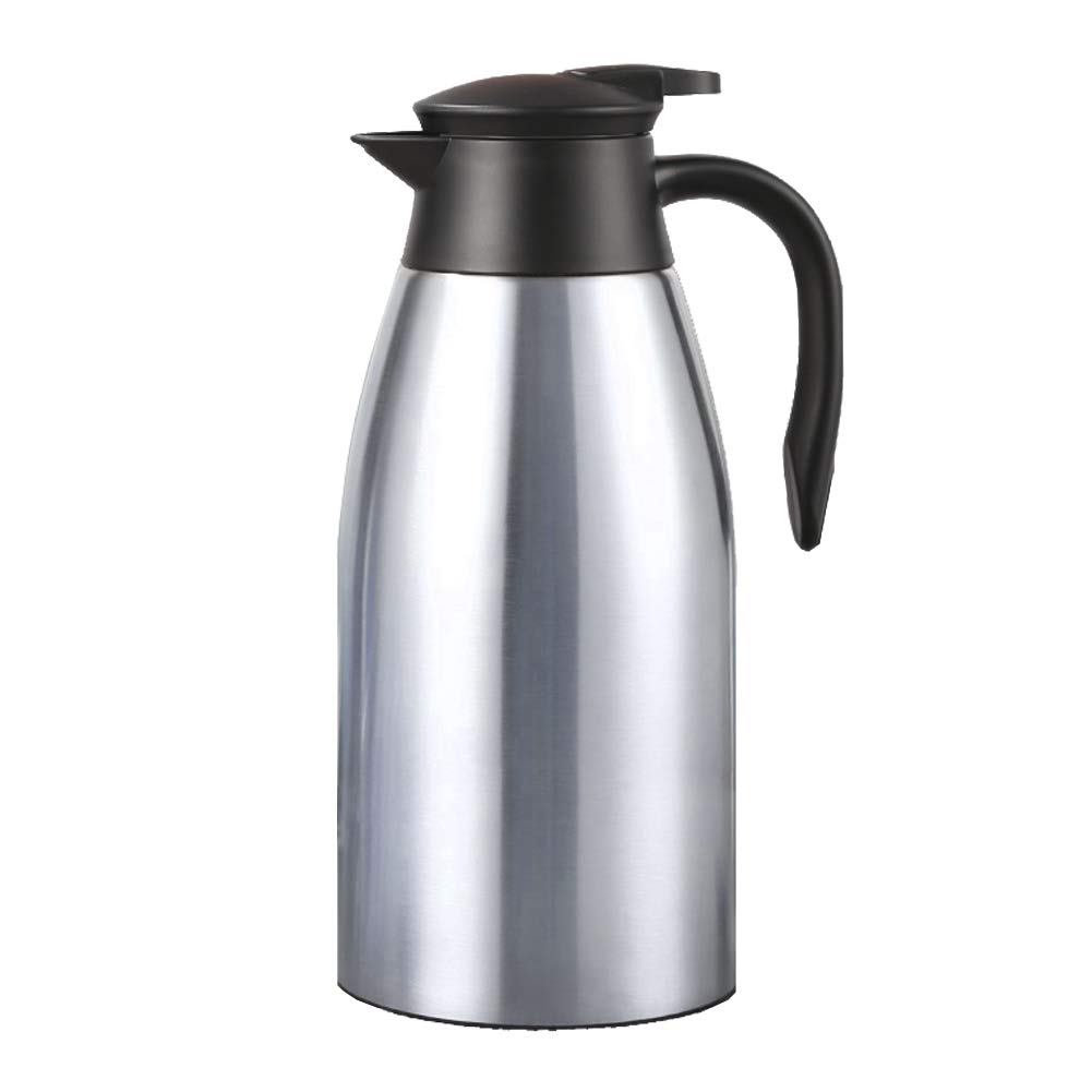 Coffee Carafe（33.8Oz）Stainless Steel Thermal，Double Walled Vacuum Thermos， Keep Water Hot Up To 12 Hours, Beverage Dispenser